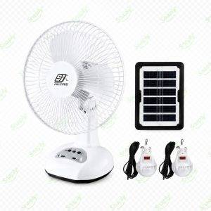 پنکه شارژی برقی 14 اینچ راک لایت با پنل خورشیدی مدل RL-F-7098 - فروشگاه فروشگاه اینترنتی اسنپلی